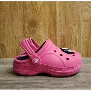 Crocs Baya Faux Fur Lined Clogs Youth Size C10-11 Pink